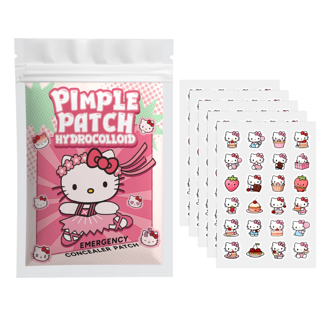Skincare China - 24/48/72/120 stuks Hello Kitty-patches, hydrocolloïde-patches, decoratieve