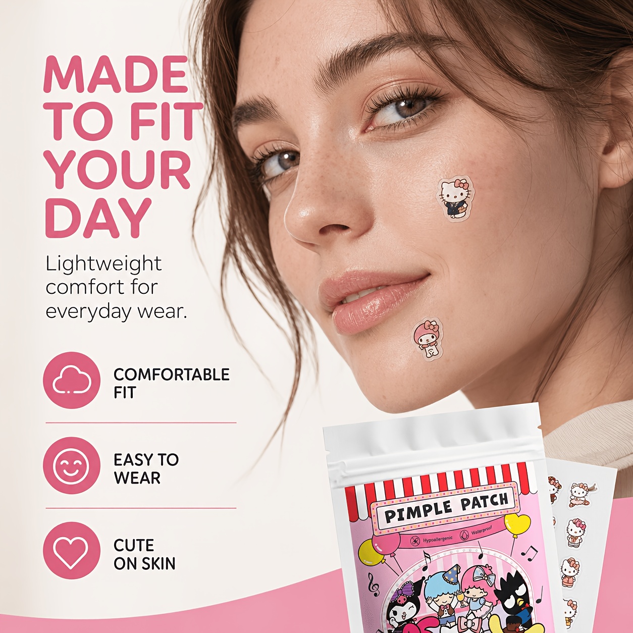40/120 stuks Hello Kitty acnep - Skincare Acne recensie en prijs