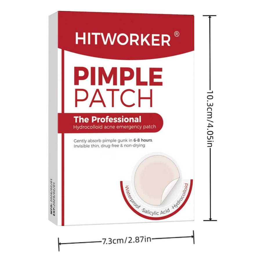 372 stuks HITWORKER acnepleist - Skincare Acne recensie en prijs