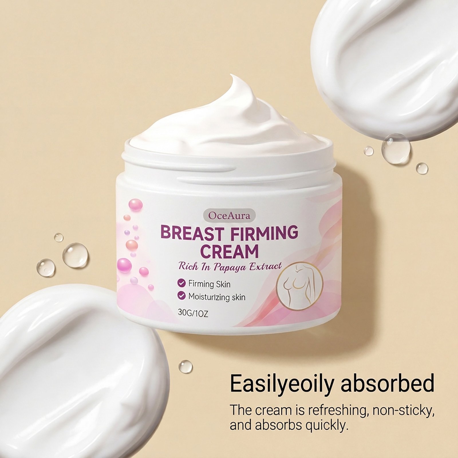 Borstverstevigende crème voor  - Skincare China recensie en prijs